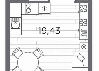 Квартира на продажу студия, 29.3 м2, Санкт-Петербург, метро Горный институт