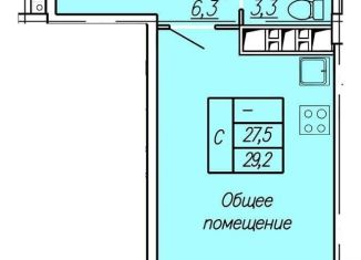 Продажа квартиры студии, 29.2 м2, Иваново