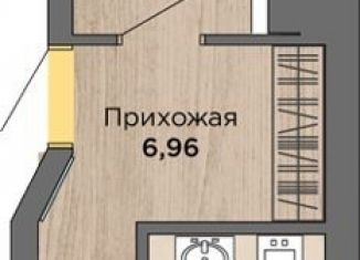 Продам однокомнатную квартиру, 33.5 м2, посёлок городского типа Янтарный, улица Балебина, 15