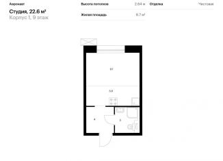 Продается квартира студия, 22.6 м2, Санкт-Петербург, метро Лиговский проспект