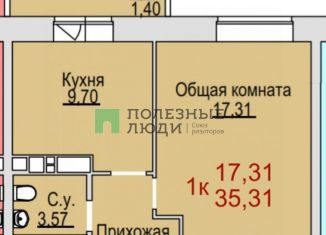 Продаю однокомнатную квартиру, 36 м2, Ижевск, Молодёжная улица, 107Д, ЖК Азбука