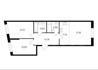 Продается четырехкомнатная квартира, 129 м2, Москва, Новоалексеевская улица, 16к2, метро Алексеевская