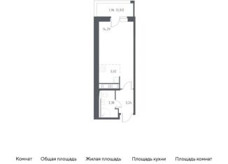 Продается квартира студия, 25.9 м2, посёлок Песочный