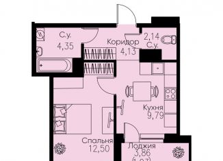 Продается 1-комнатная квартира, 34.8 м2, Кудрово, проспект Строителей, 3, ЖК Айди Кудрово