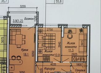 Продаю 2-комнатную квартиру, 58 м2, Екатеринбург, ЖК Исетский