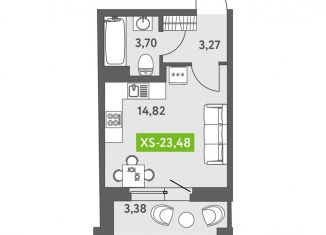 Продается квартира студия, 23.9 м2, Санкт-Петербург, ЖК Аквилон Залив