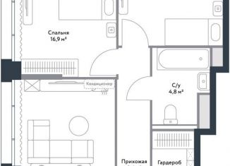 3-ком. квартира на продажу, 69 м2, Москва, метро Кленовый бульвар