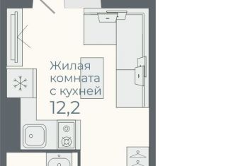 Продается 1-комнатная квартира, 18.4 м2, посёлок Садовый, Каспийская улица, с6