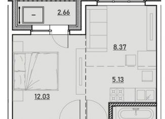 Продаю 1-ком. квартиру, 39.1 м2, Иркутск, ЖК Zenith