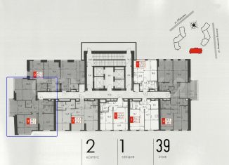 Продажа трехкомнатной квартиры, 89.5 м2, Москва, ЖК Архитектор, улица Академика Волгина, 2с2