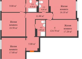 Продам многокомнатную квартиру, 189.6 м2, Москва, ЮАО, 1-й Нагатинский проезд, 11к3