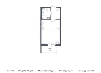 Продается квартира студия, 25.3 м2, Санкт-Петербург