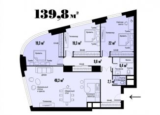 Продается 4-комнатная квартира, 139 м2, Москва, станция Ростокино, проспект Мира, 188Бк1