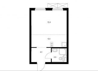 Продается квартира студия, 25.4 м2, Москва, жилой комплекс Руставели 14, к1/2, метро Дмитровская