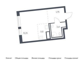 Продается квартира студия, 24.8 м2, Ленинградская область