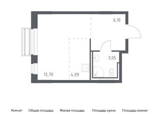 Квартира на продажу студия, 25.9 м2, село Лайково, жилой комплекс Рублёвский Квартал, 59
