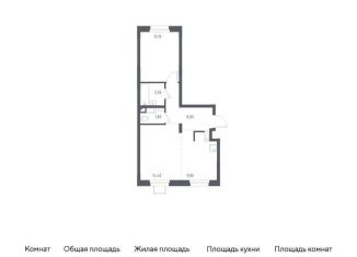 Продаю однокомнатную квартиру, 49.4 м2, Московская область, жилой комплекс Люберцы 2020, к70