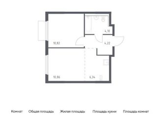 Продажа однокомнатной квартиры, 36.3 м2, Московская область, Каширское шоссе - Молоково - Андреевское