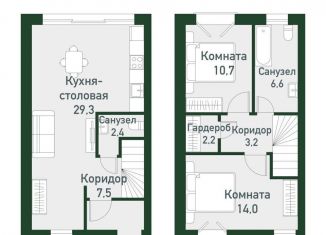 Продаю квартиру свободная планировка, 94.4 м2, Челябинская область, Спортивная улица, 22