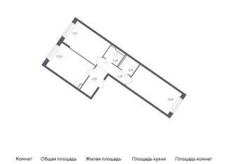 Продается двухкомнатная квартира, 57.5 м2, село Лайково