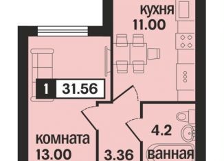 Продается однокомнатная квартира, 31.6 м2, Владимирская область