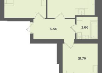 Продажа двухкомнатной квартиры, 61.4 м2, Калининградская область