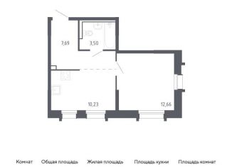 Продаю 1-комнатную квартиру, 34.1 м2, Приморский край