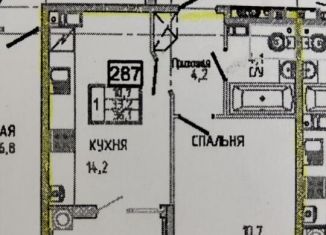 Однокомнатная квартира на продажу, 35.7 м2, Ставрополь, Промышленный район, Российский проспект, 12к1