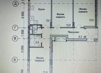 Продаю 3-комнатную квартиру, 66.1 м2, деревня Кузнечиха, жилой комплекс Новая Кузнечиха, 11