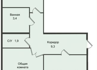 2-комнатная квартира на продажу, 58.8 м2, Ставропольский край