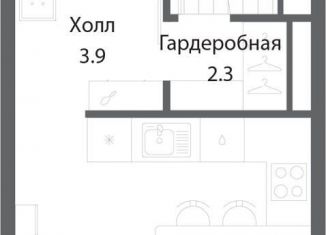 Продается квартира студия, 27.7 м2, Москва, метро Технопарк, жилой комплекс Нагатино Ай-Ленд, к1
