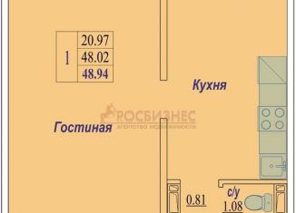 Продаю 1-комнатную квартиру, 49 м2, Новосибирск, Плющихинская улица, 3, метро Золотая Нива