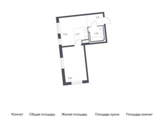 Продам 1-комнатную квартиру, 40 м2, Ленинградская область