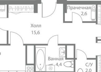 Продам 3-комнатную квартиру, 93.7 м2, Москва, ЖК Стеллар Сити