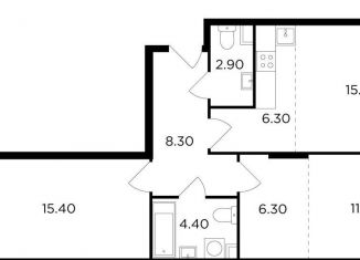 Продам двухкомнатную квартиру, 68.8 м2, Мытищи, проспект Астрахова, 14Б