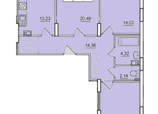 Продажа 3-комнатной квартиры, 91 м2, Ульяновская область, проспект Маршала Устинова, 27