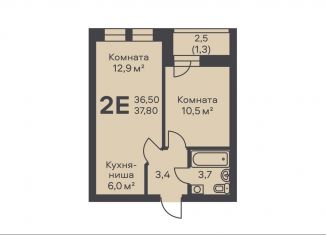 Продаю двухкомнатную квартиру, 37.8 м2, Пермь, улица КИМ, 46