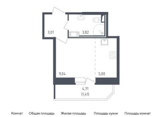Продается квартира студия, 22.3 м2, Санкт-Петербург, жилой комплекс Живи в Рыбацком, 4