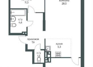 Продается 3-комнатная квартира, 81.1 м2, Новосибирская область, улица Коминтерна, 1с