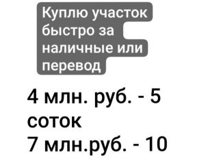 Продаю земельный участок, 5 сот., рабочий посёлок Нахабино