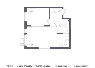 Продаю однокомнатную квартиру, 40.3 м2, Московская область, жилой комплекс Горки Парк, к3.1