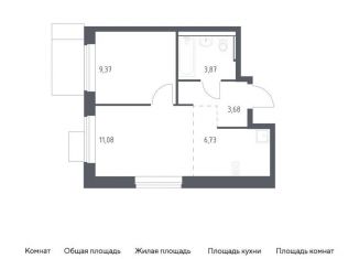 Продается 1-ком. квартира, 34.7 м2, Московская область, микрорайон Пригород Лесное, к14.2