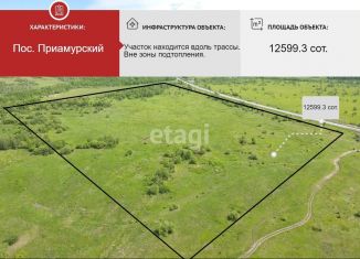 Продам участок, 12599 сот., посёлок Приамурский, Промышленная улица, 2