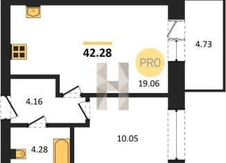 Продажа 1-ком. квартиры, 42.3 м2, Богучар