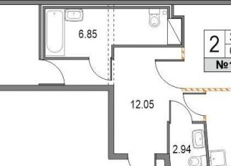 Продам двухкомнатную квартиру, 67.5 м2, Санкт-Петербург, Коломяжский проспект, 13к2
