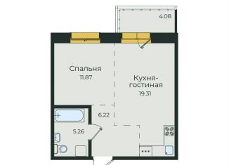 Продажа квартиры свободная планировка, 46.7 м2, Иркутская область, улица Пискунова, 132