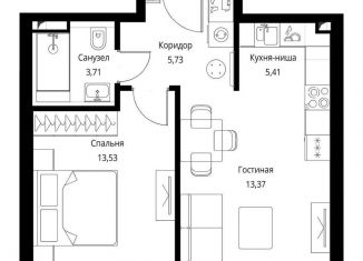 Продается однокомнатная квартира, 41.8 м2, Москва, ЖК Селигер Сити