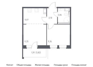Продажа 1-комнатной квартиры, 33.2 м2, Санкт-Петербург