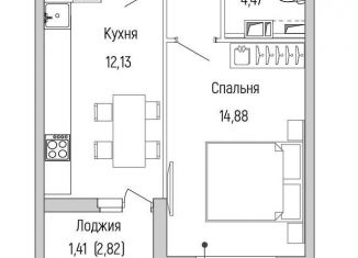 Продажа 1-комнатной квартиры, 40.5 м2, городской округ Красногорск