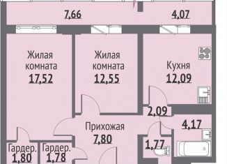 Продам двухкомнатную квартиру, 73.3 м2, Татарстан